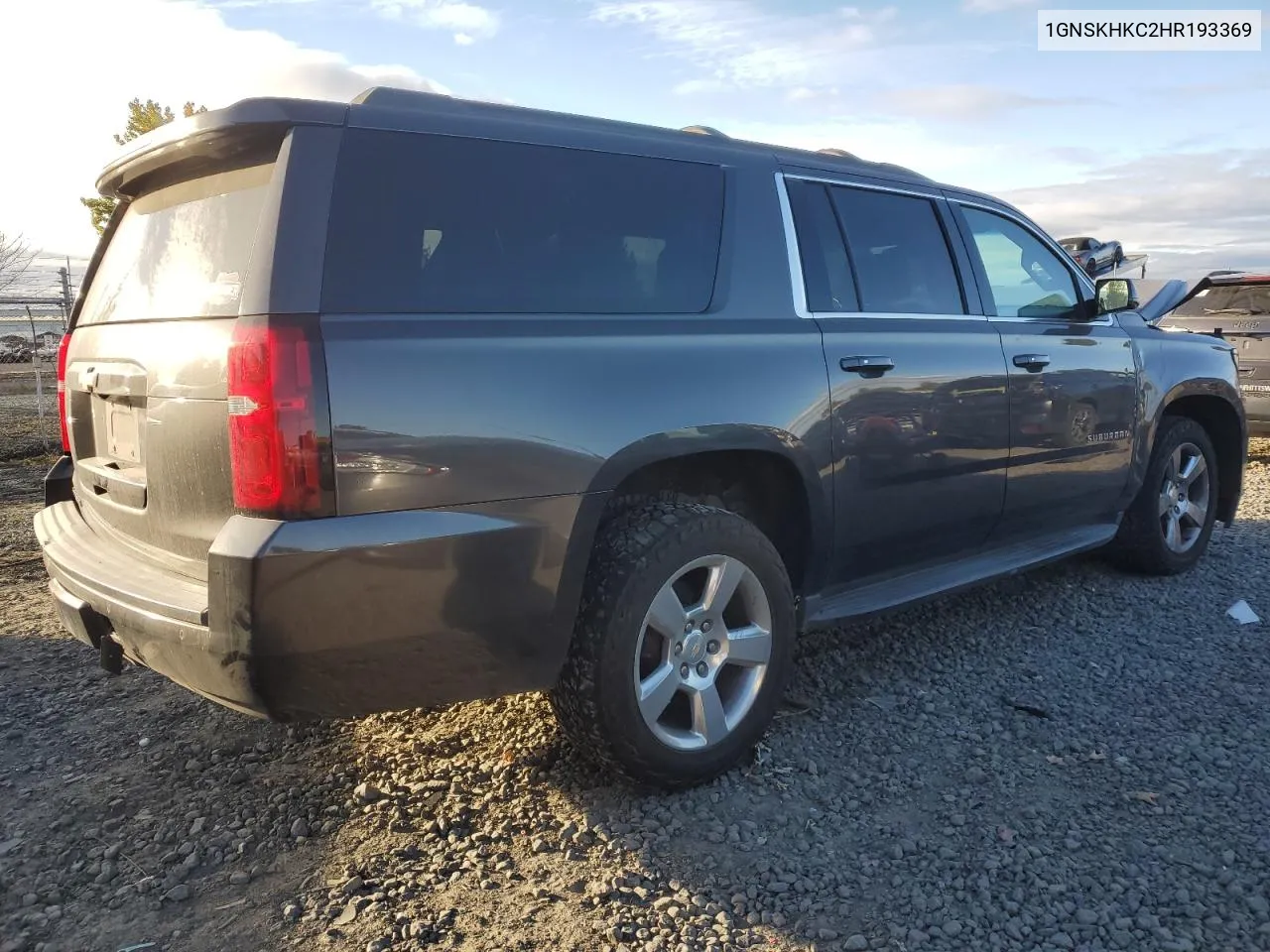 2017 Chevrolet Suburban K1500 Lt VIN: 1GNSKHKC2HR193369 Lot: 75528124