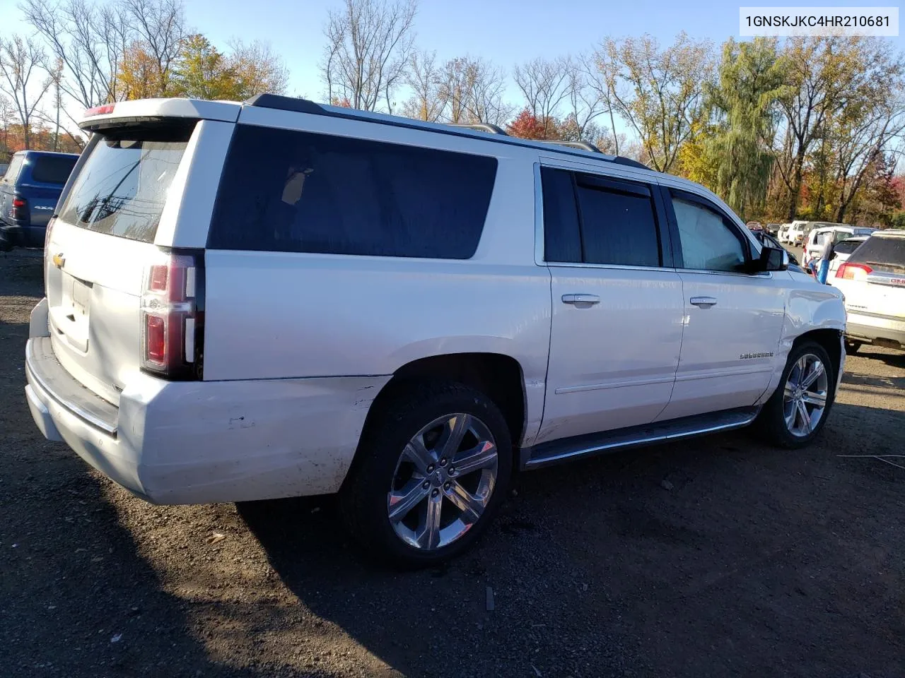 2017 Chevrolet Suburban K1500 Premier VIN: 1GNSKJKC4HR210681 Lot: 76344804