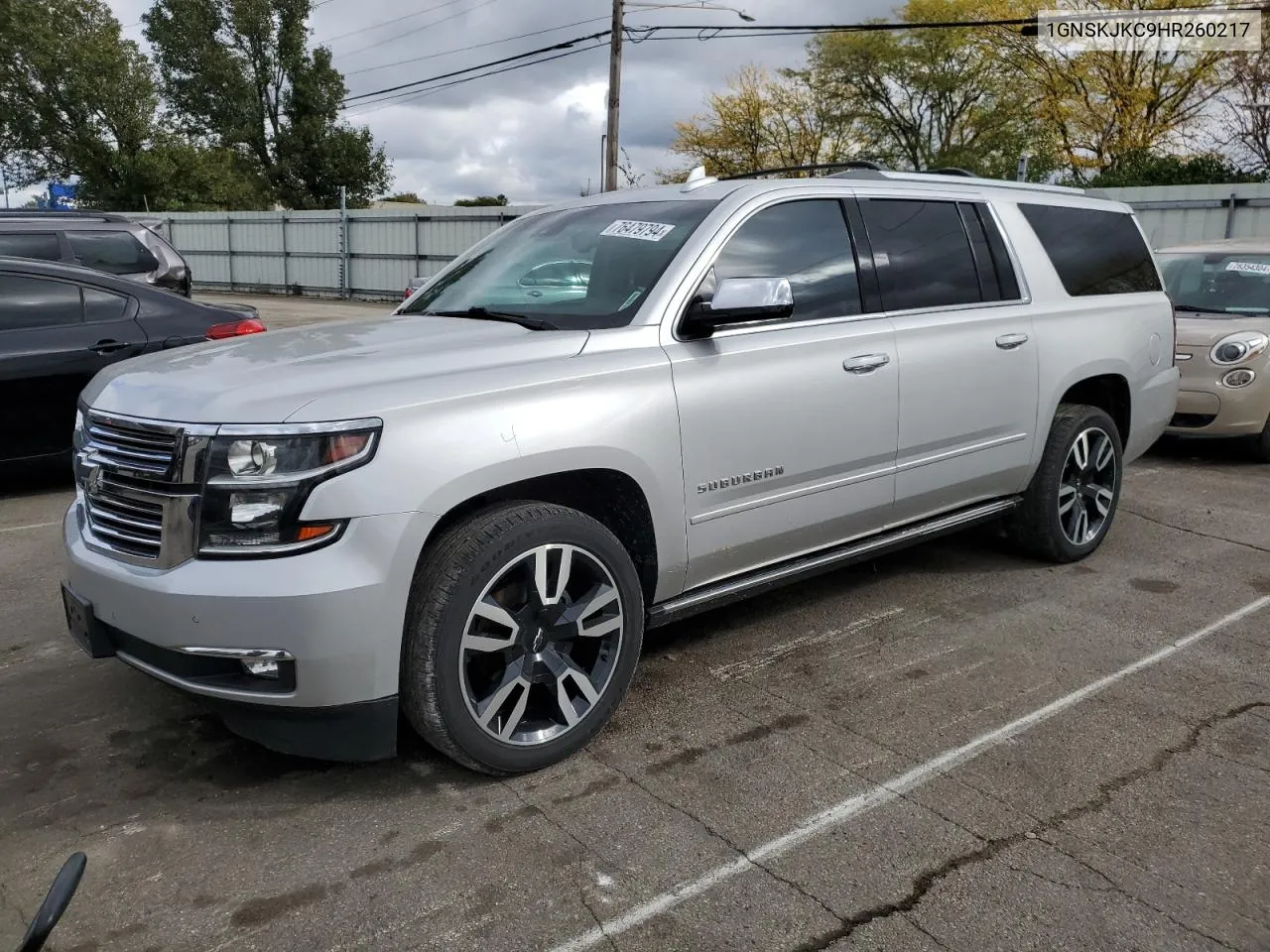 2017 Chevrolet Suburban K1500 Premier VIN: 1GNSKJKC9HR260217 Lot: 76479794