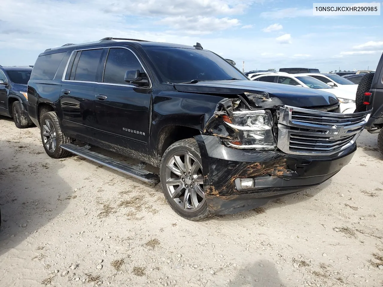 2017 Chevrolet Suburban C1500 Premier VIN: 1GNSCJKCXHR290985 Lot: 76667274