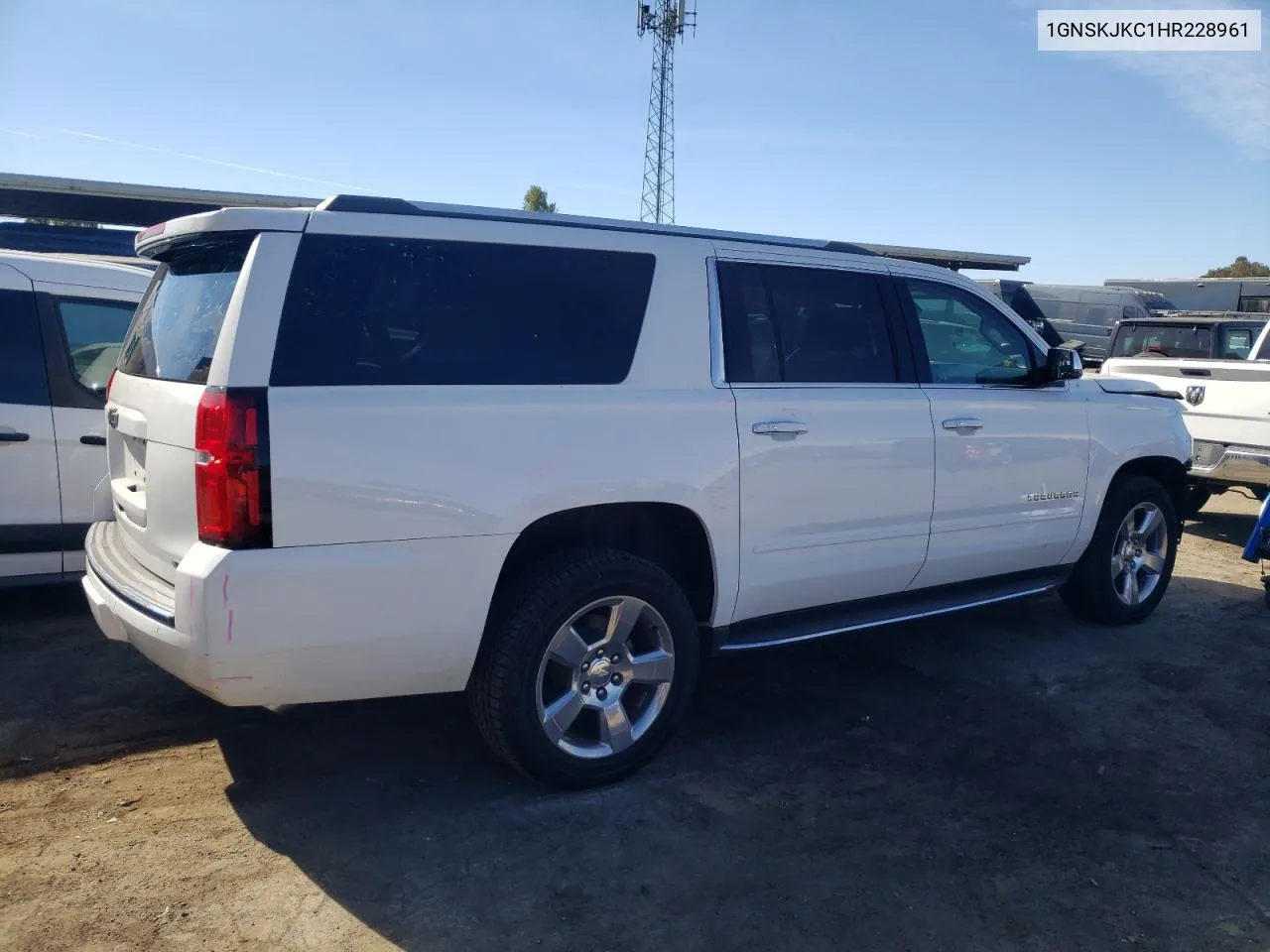 2017 Chevrolet Suburban K1500 Premier VIN: 1GNSKJKC1HR228961 Lot: 76754464