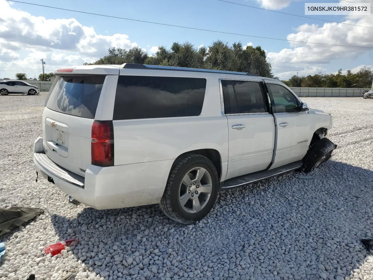 2017 Chevrolet Suburban K1500 Premier VIN: 1GNSKJKC9HR381572 Lot: 77559674