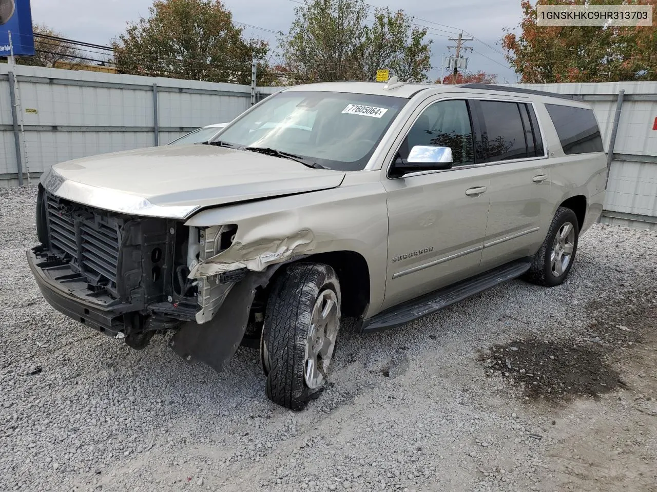 1GNSKHKC9HR313703 2017 Chevrolet Suburban K1500 Lt