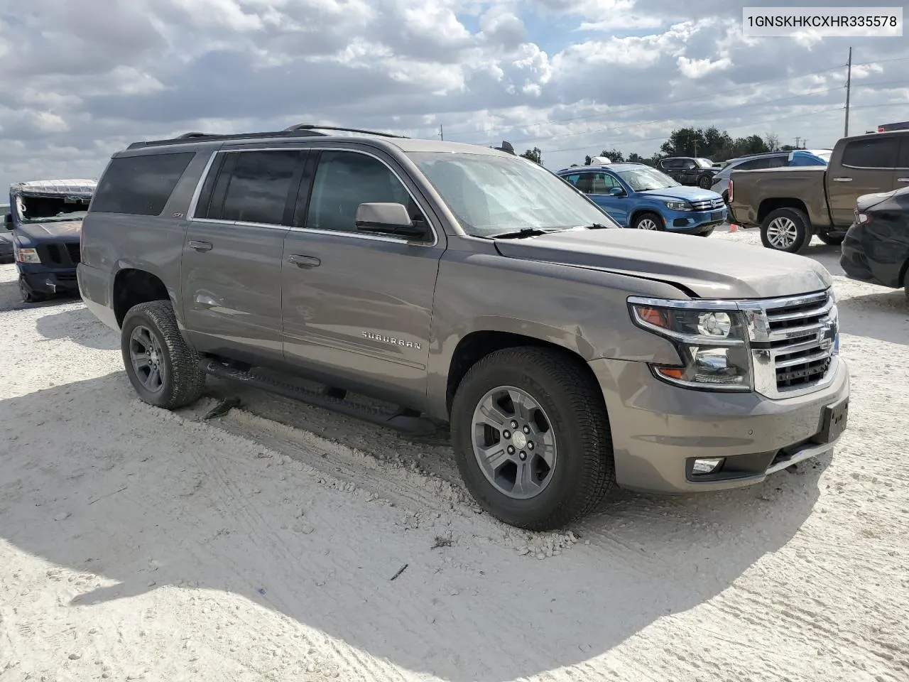 2017 Chevrolet Suburban K1500 Lt VIN: 1GNSKHKCXHR335578 Lot: 77782024