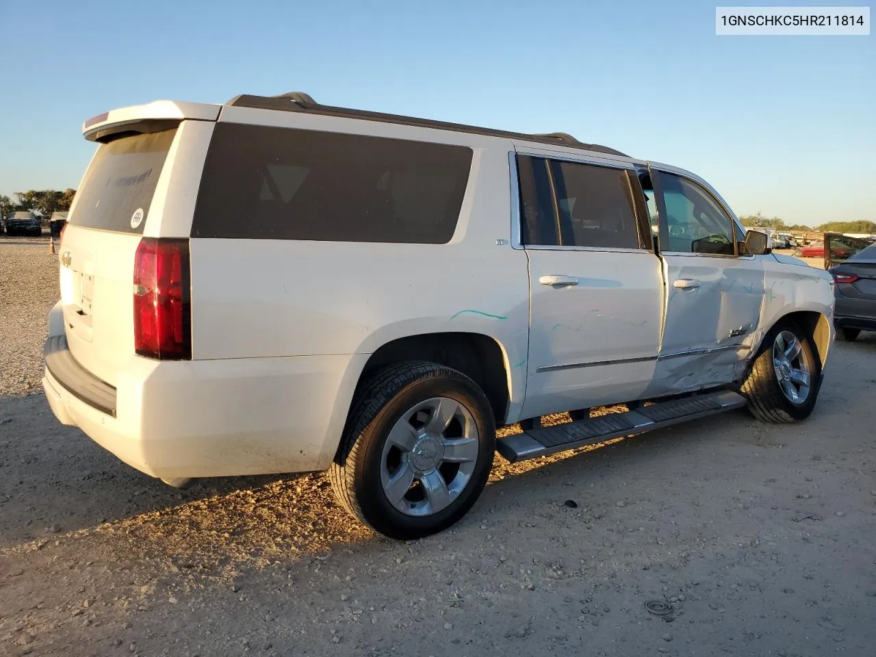 2017 Chevrolet Suburban C1500 Lt VIN: 1GNSCHKC5HR211814 Lot: 77816594