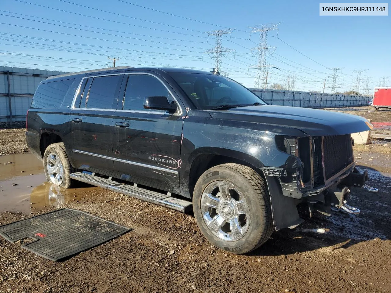 2017 Chevrolet Suburban K1500 Lt VIN: 1GNSKHKC9HR311448 Lot: 77896054