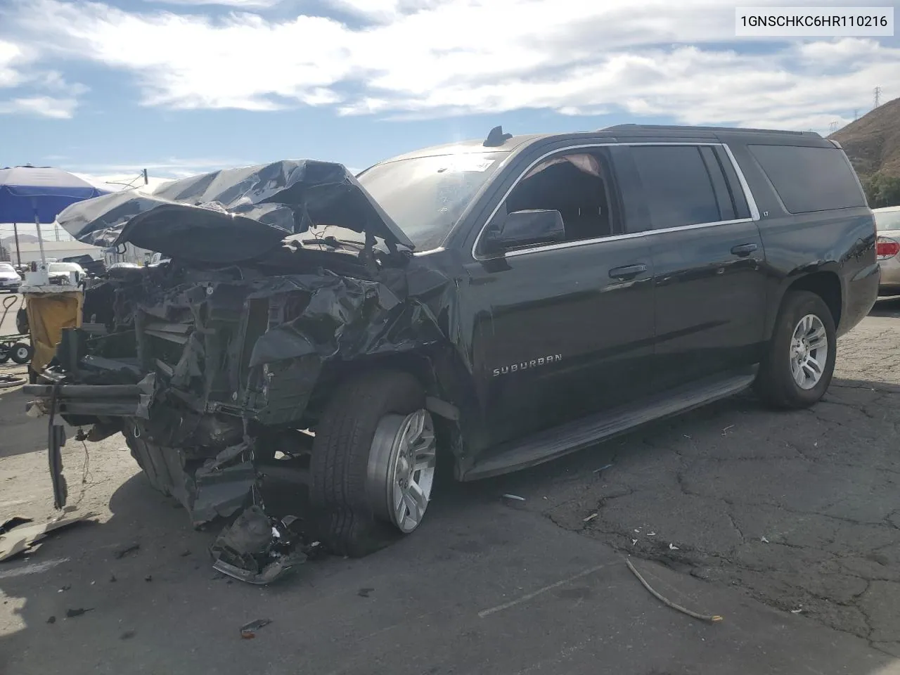 2017 Chevrolet Suburban C1500 Lt VIN: 1GNSCHKC6HR110216 Lot: 77904004