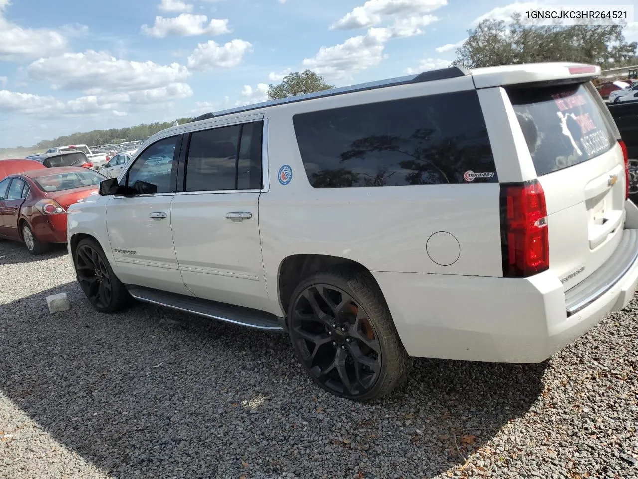 2017 Chevrolet Suburban C1500 Premier VIN: 1GNSCJKC3HR264521 Lot: 78474054