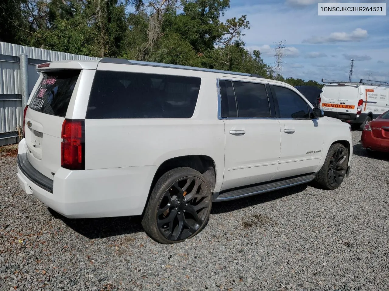 2017 Chevrolet Suburban C1500 Premier VIN: 1GNSCJKC3HR264521 Lot: 78474054