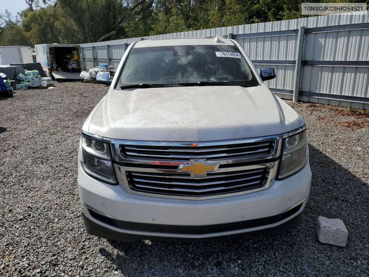 2017 Chevrolet Suburban C1500 Premier VIN: 1GNSCJKC3HR264521 Lot: 78474054