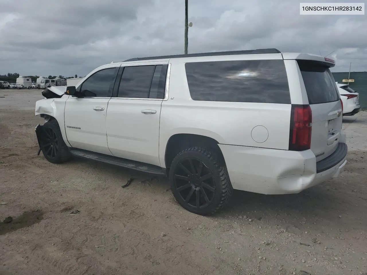 2017 Chevrolet Suburban C1500 Lt VIN: 1GNSCHKC1HR283142 Lot: 79503114