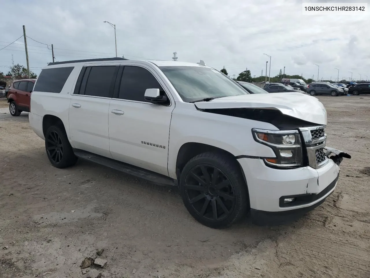 2017 Chevrolet Suburban C1500 Lt VIN: 1GNSCHKC1HR283142 Lot: 79503114