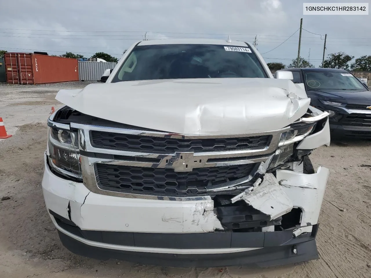 2017 Chevrolet Suburban C1500 Lt VIN: 1GNSCHKC1HR283142 Lot: 79503114