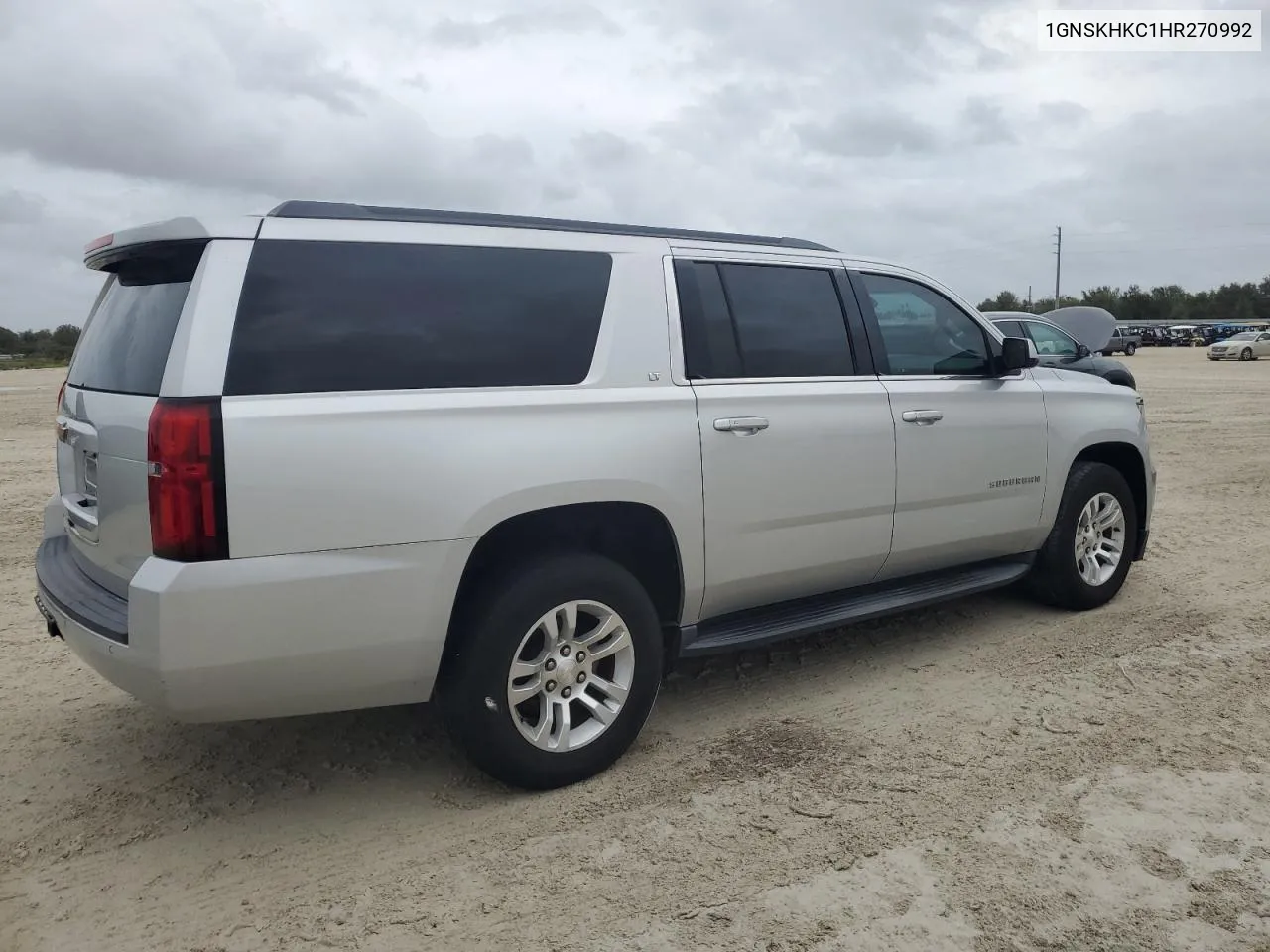 2017 Chevrolet Suburban K1500 Lt VIN: 1GNSKHKC1HR270992 Lot: 79939674