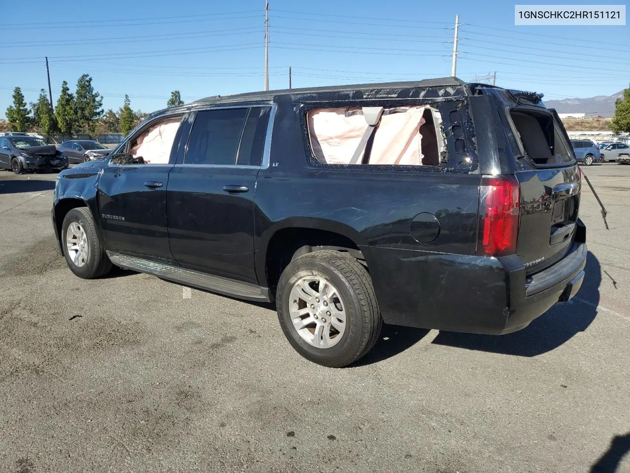 2017 Chevrolet Suburban C1500 Lt VIN: 1GNSCHKC2HR151121 Lot: 80391254