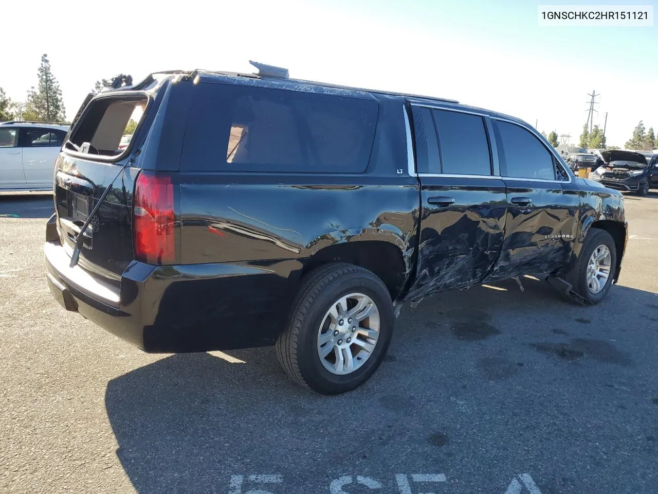 2017 Chevrolet Suburban C1500 Lt VIN: 1GNSCHKC2HR151121 Lot: 80391254