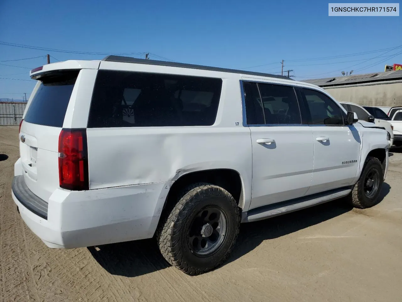 2017 Chevrolet Suburban C1500 Lt VIN: 1GNSCHKC7HR171574 Lot: 81100554