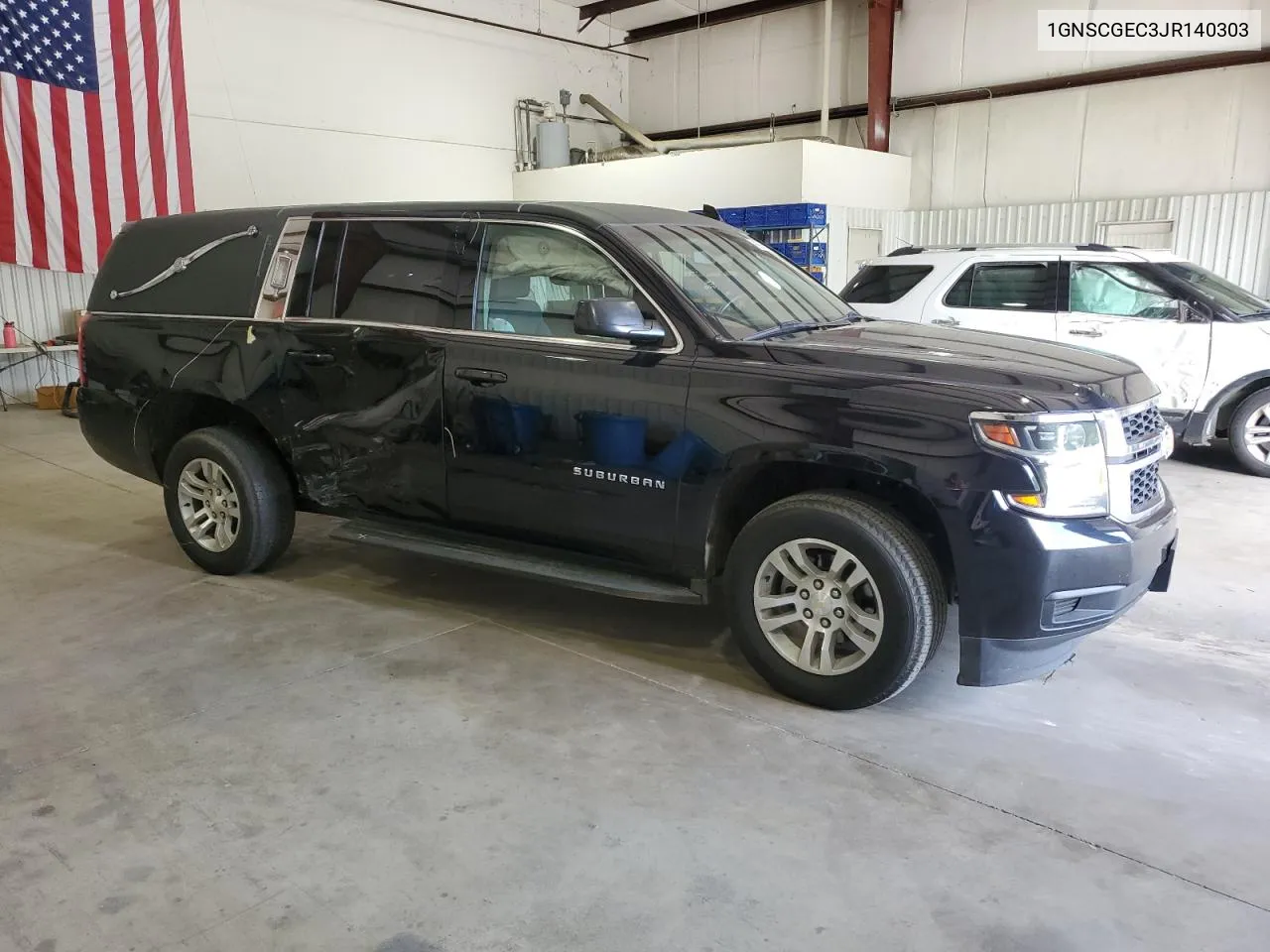 2018 Chevrolet Suburban C1500 Ls VIN: 1GNSCGEC3JR140303 Lot: 69944234