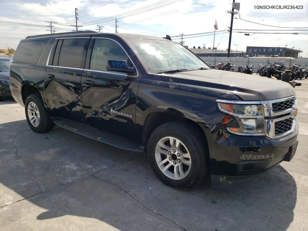 2018 Chevrolet Suburban C1500 Lt VIN: 1GNSCHKC8JR236423 Lot: 69986033