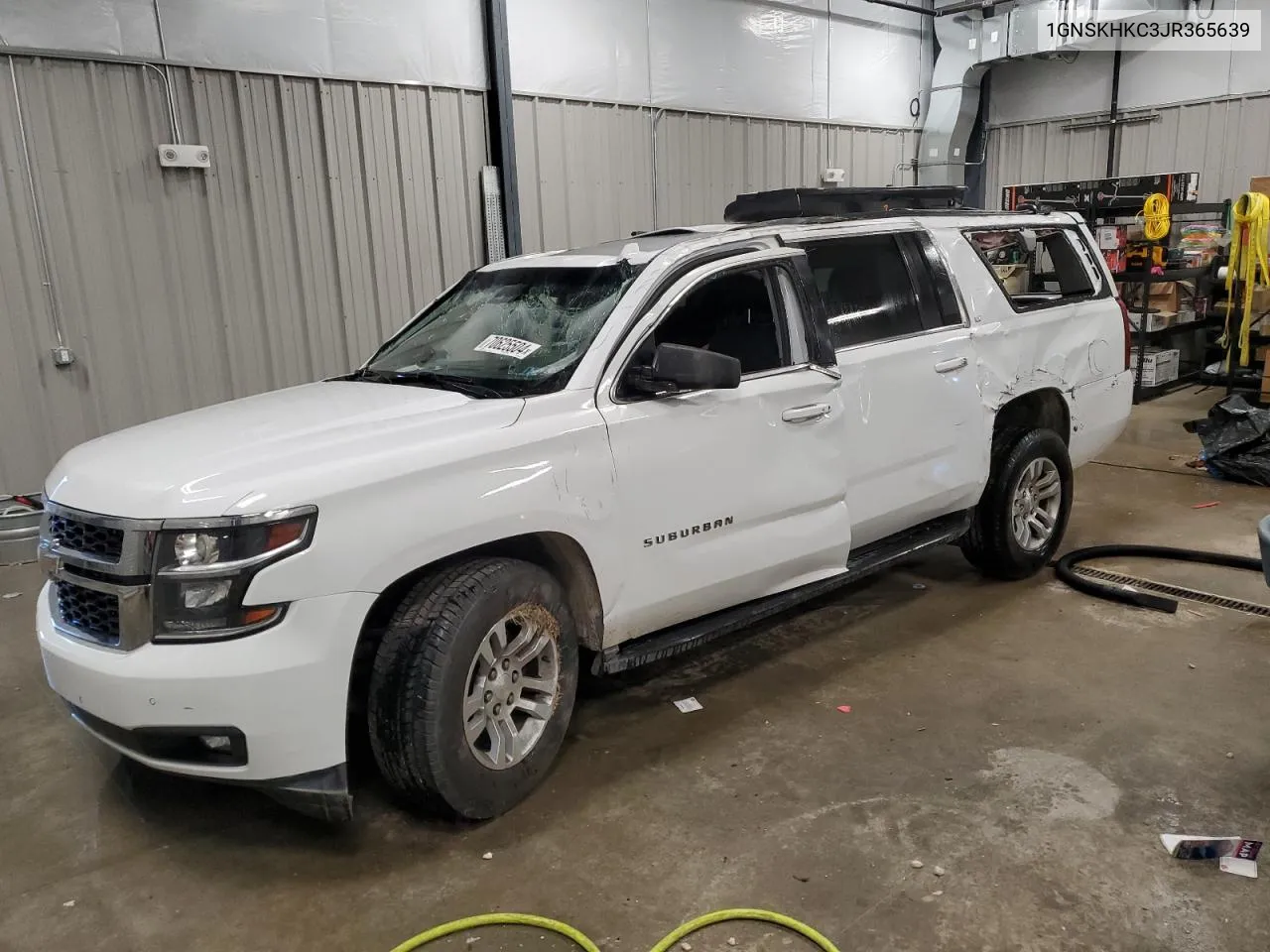 2018 Chevrolet Suburban K1500 Lt VIN: 1GNSKHKC3JR365639 Lot: 70625504