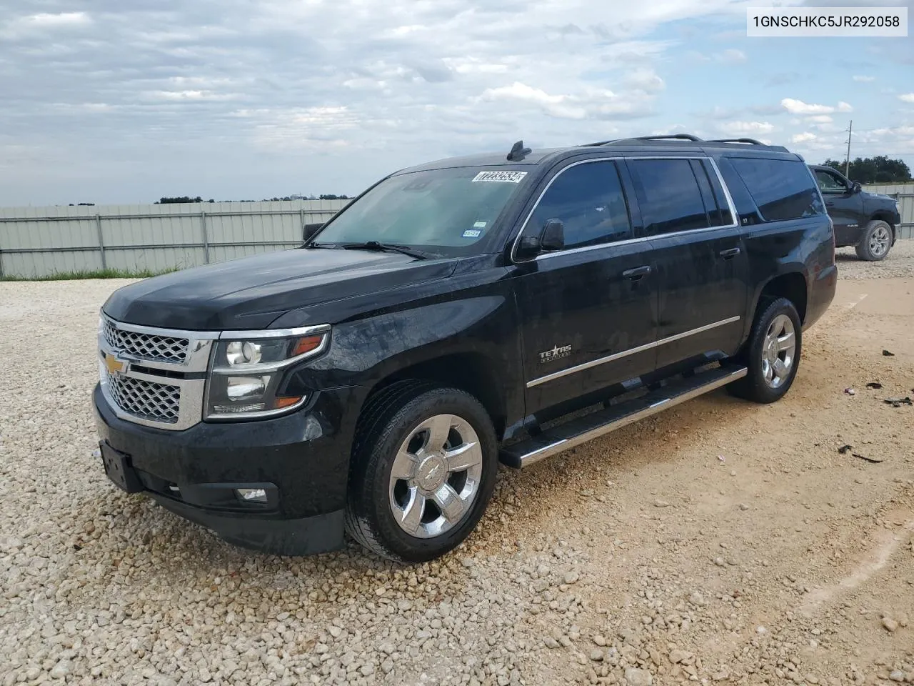 2018 Chevrolet Suburban C1500 Lt VIN: 1GNSCHKC5JR292058 Lot: 72232534