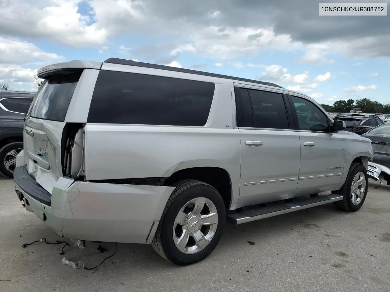 2018 Chevrolet Suburban C1500 Lt VIN: 1GNSCHKC4JR308752 Lot: 72677044