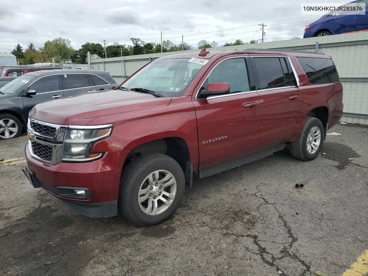 2018 Chevrolet Suburban K1500 Lt VIN: 1GNSKHKC1JR283876 Lot: 73207994