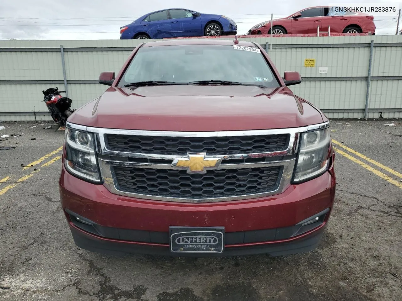 2018 Chevrolet Suburban K1500 Lt VIN: 1GNSKHKC1JR283876 Lot: 73207994