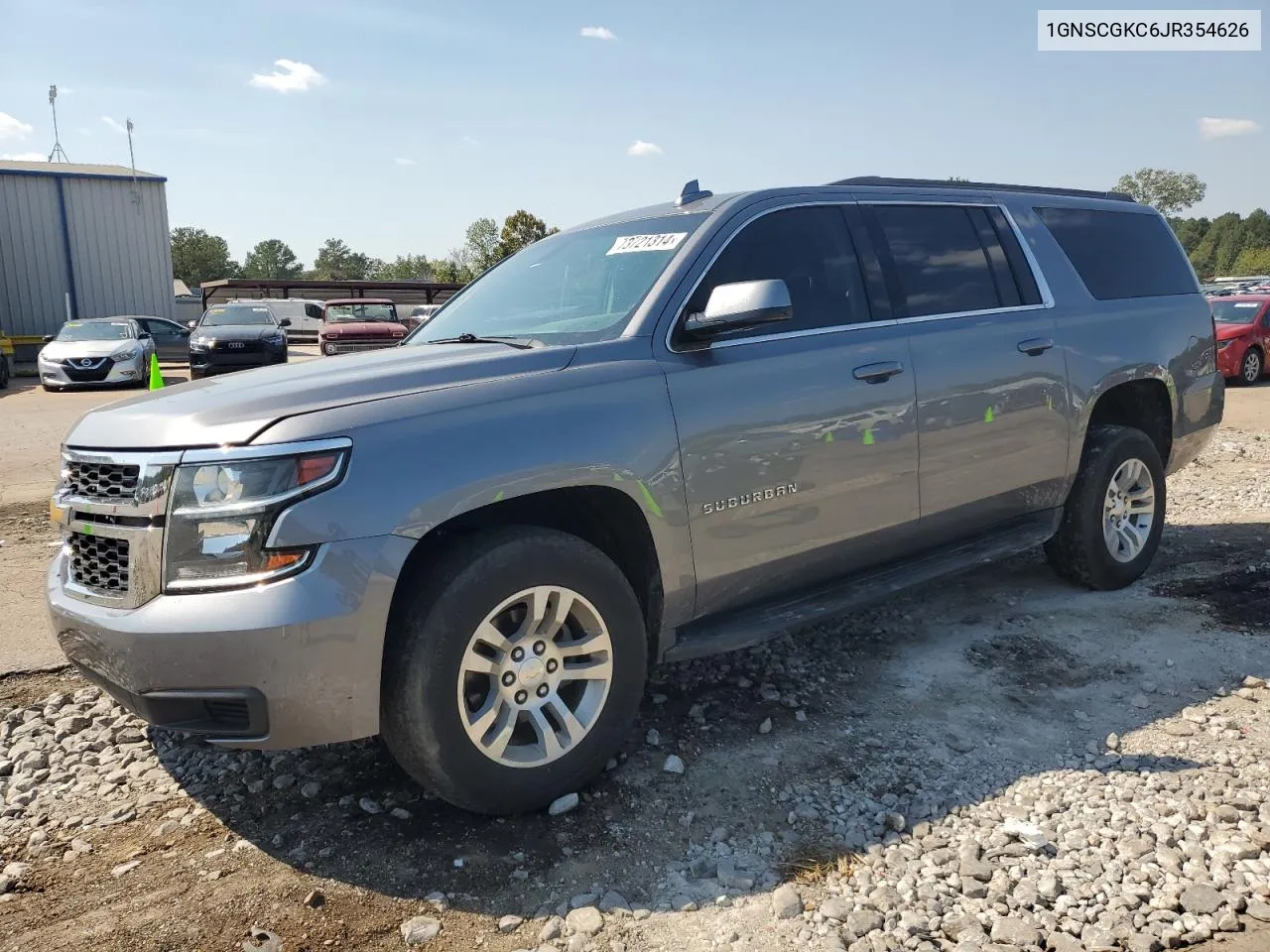 2018 Chevrolet Suburban C1500 Ls VIN: 1GNSCGKC6JR354626 Lot: 73721314