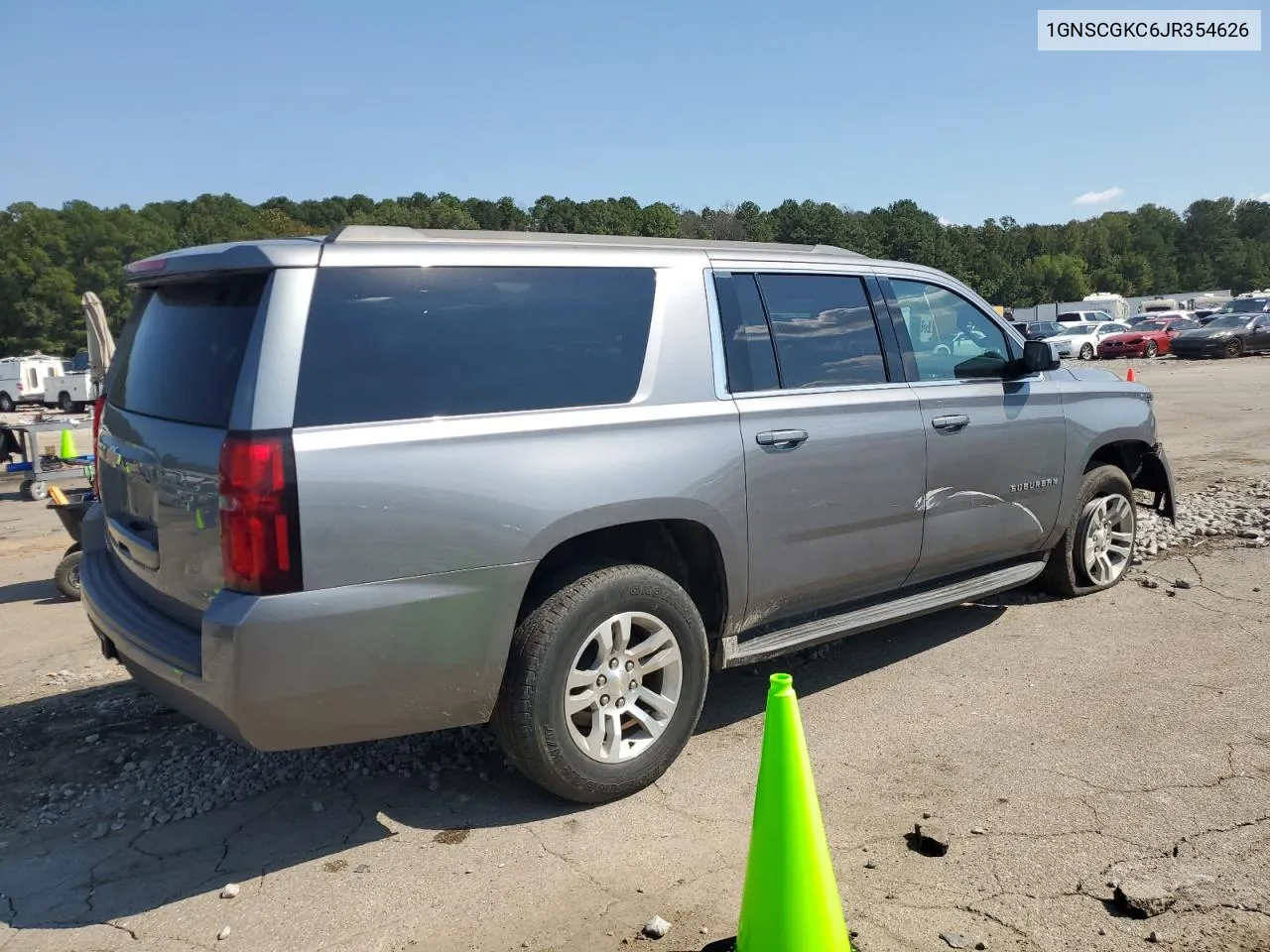 2018 Chevrolet Suburban C1500 Ls VIN: 1GNSCGKC6JR354626 Lot: 73721314