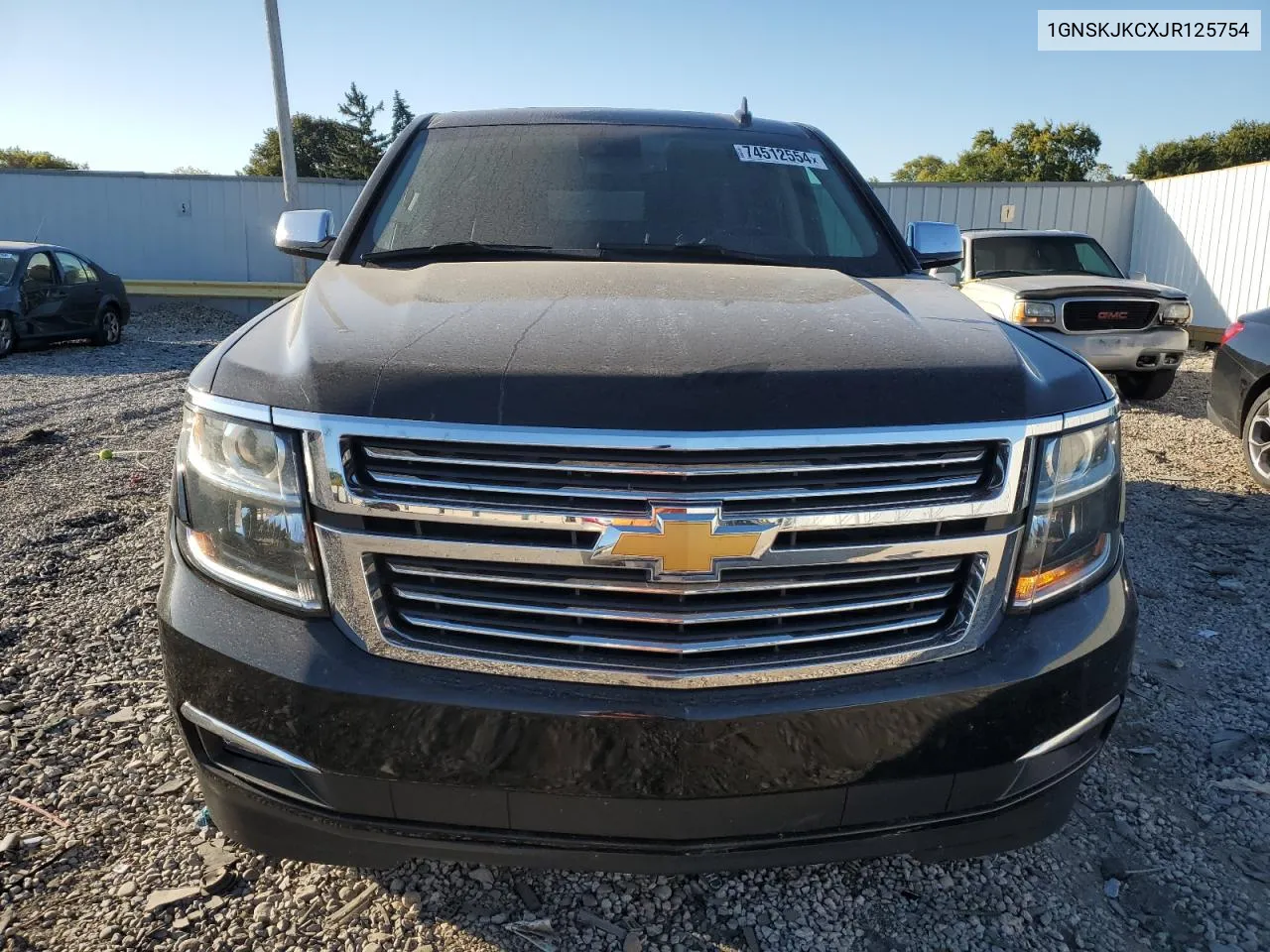 2018 Chevrolet Suburban K1500 Premier VIN: 1GNSKJKCXJR125754 Lot: 74512554