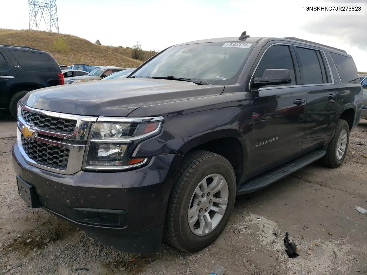 2018 Chevrolet Suburban K1500 Lt VIN: 1GNSKHKC7JR273823 Lot: 74662774