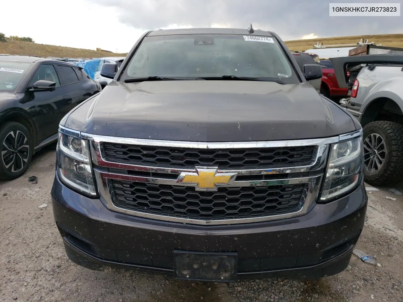 2018 Chevrolet Suburban K1500 Lt VIN: 1GNSKHKC7JR273823 Lot: 74662774