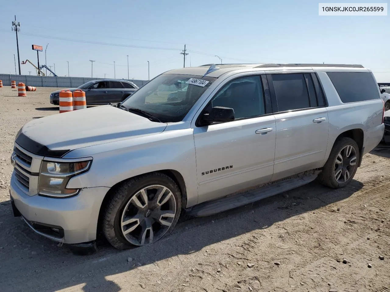 2018 Chevrolet Suburban K1500 Premier VIN: 1GNSKJKC0JR265599 Lot: 74967104