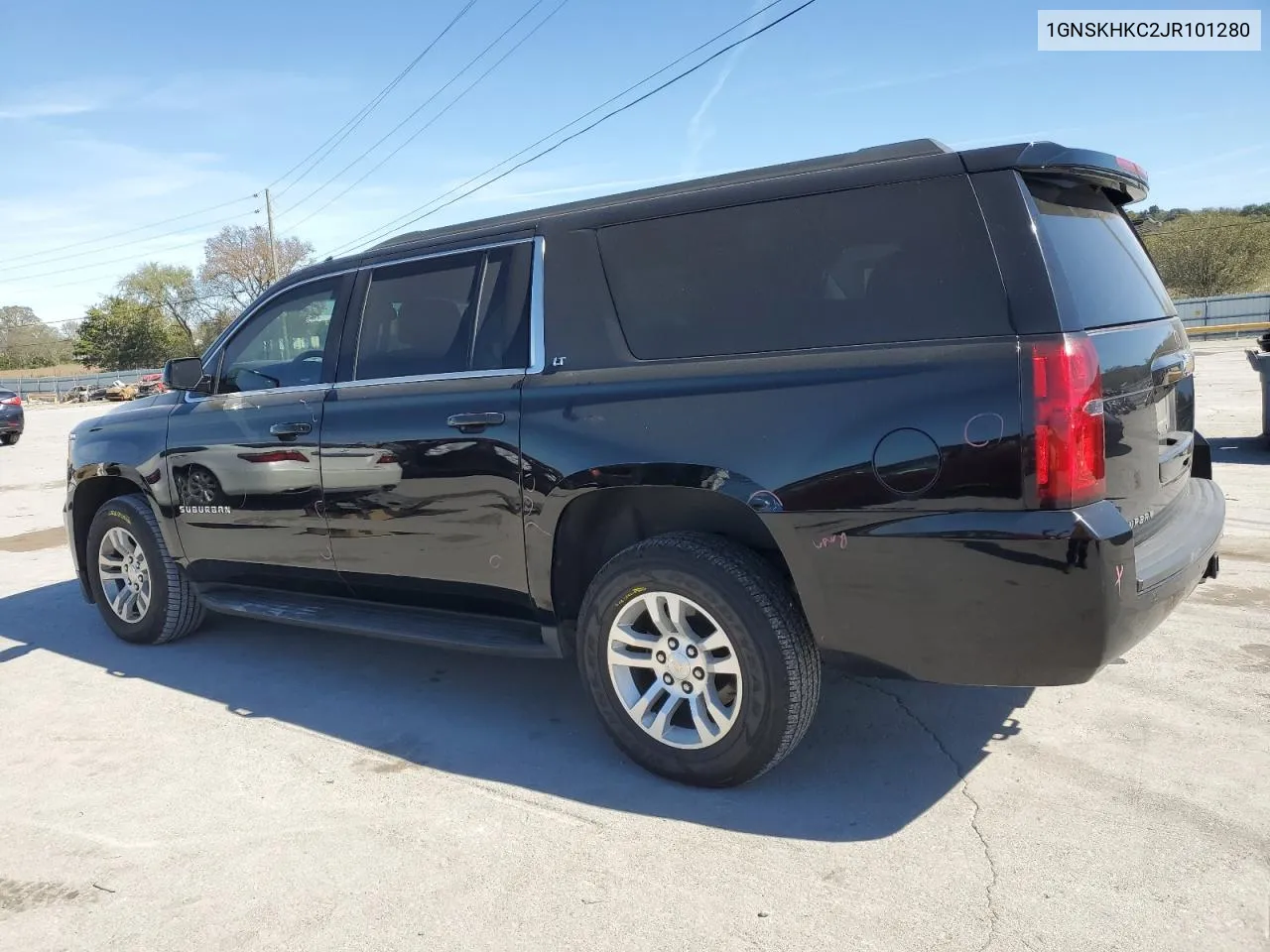 2018 Chevrolet Suburban K1500 Lt VIN: 1GNSKHKC2JR101280 Lot: 75093354