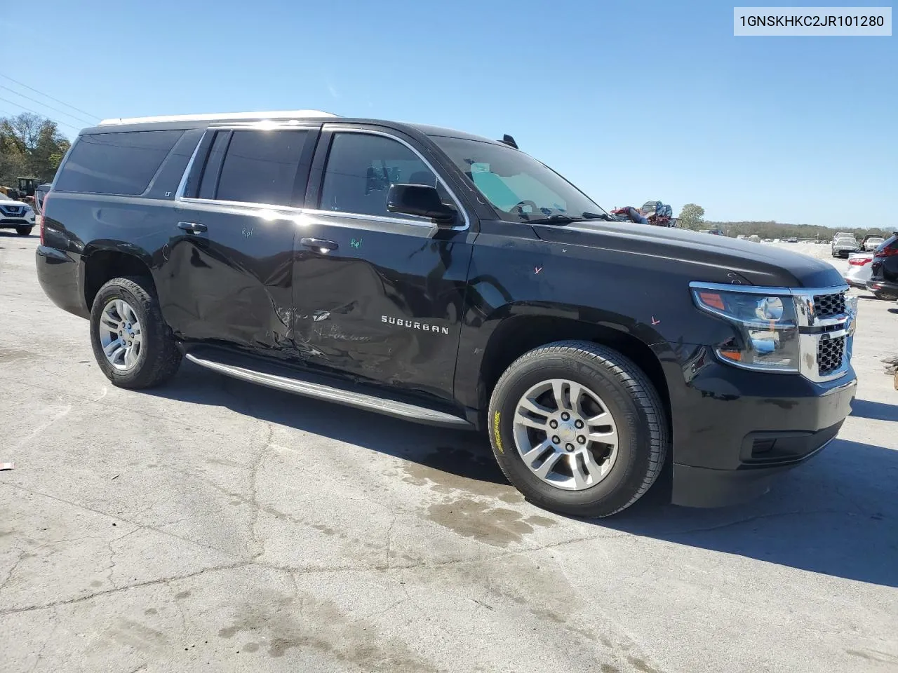 2018 Chevrolet Suburban K1500 Lt VIN: 1GNSKHKC2JR101280 Lot: 75093354