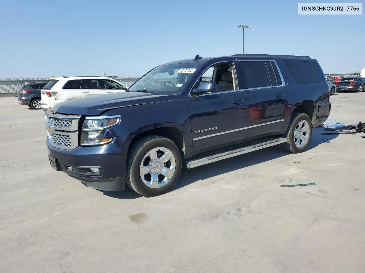 2018 Chevrolet Suburban C1500 Lt VIN: 1GNSCHKC9JR217766 Lot: 75172934