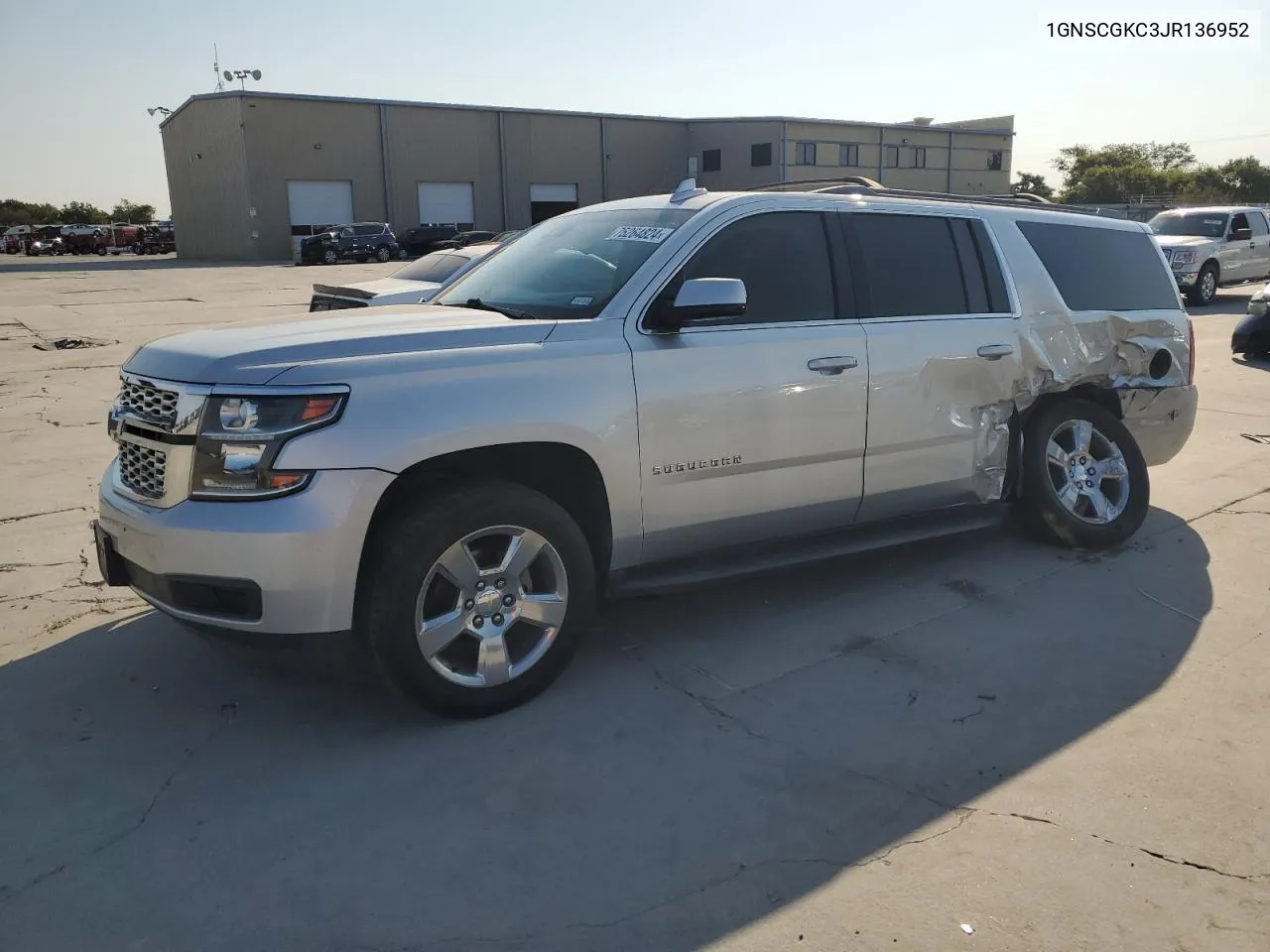 1GNSCGKC3JR136952 2018 Chevrolet Suburban C1500 Ls