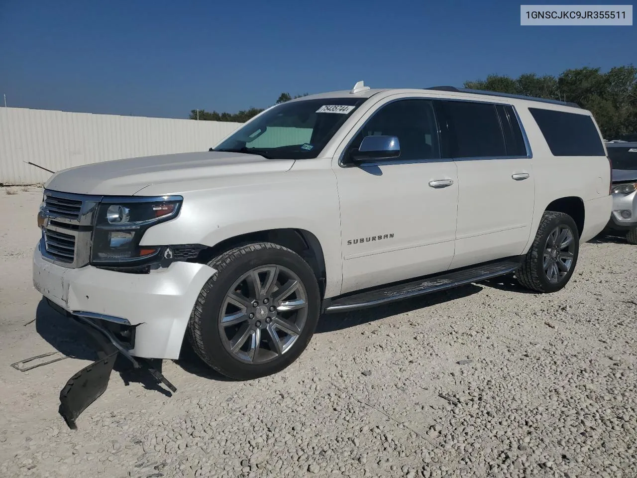 2018 Chevrolet Suburban C1500 Premier VIN: 1GNSCJKC9JR355511 Lot: 75435744