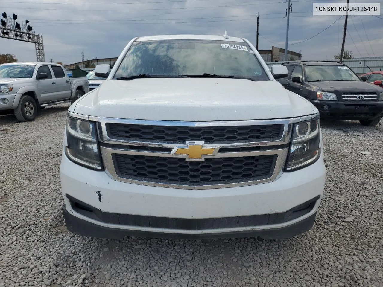 2018 Chevrolet Suburban K1500 Lt VIN: 1GNSKHKC7JR126448 Lot: 76204934