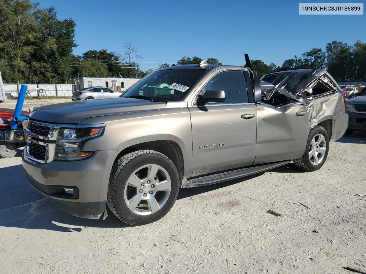 2018 Chevrolet Suburban C1500 Lt VIN: 1GNSCHKC3JR186899 Lot: 76330104