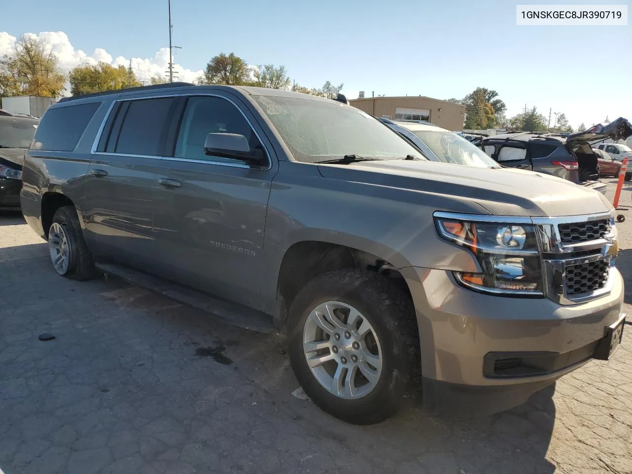 2018 Chevrolet Suburban K1500 Ls VIN: 1GNSKGEC8JR390719 Lot: 77217534