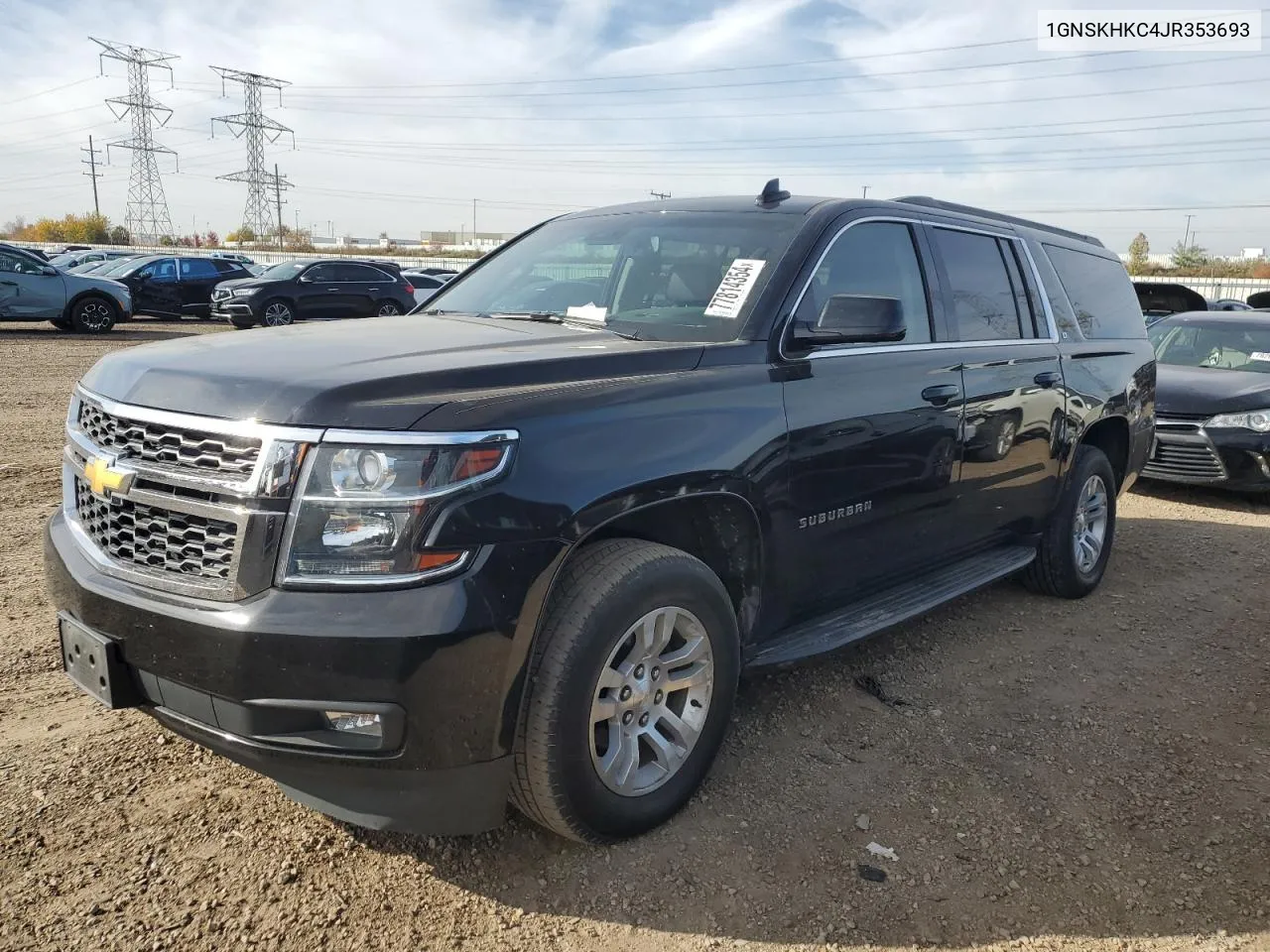 2018 Chevrolet Suburban K1500 Lt VIN: 1GNSKHKC4JR353693 Lot: 77814354