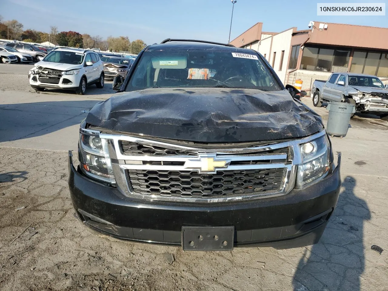 2018 Chevrolet Suburban K1500 Lt VIN: 1GNSKHKC6JR230624 Lot: 78043474