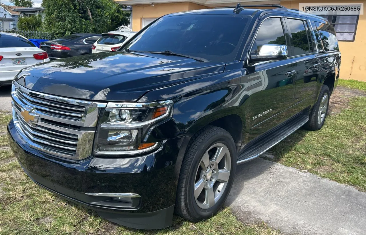 1GNSKJKC6JR250685 2018 Chevrolet Suburban K1500 Premier