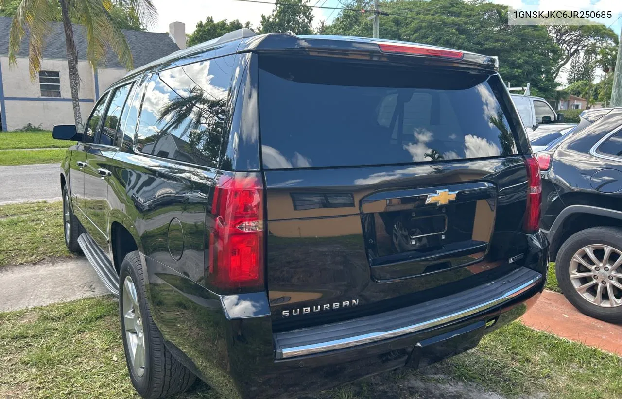 1GNSKJKC6JR250685 2018 Chevrolet Suburban K1500 Premier