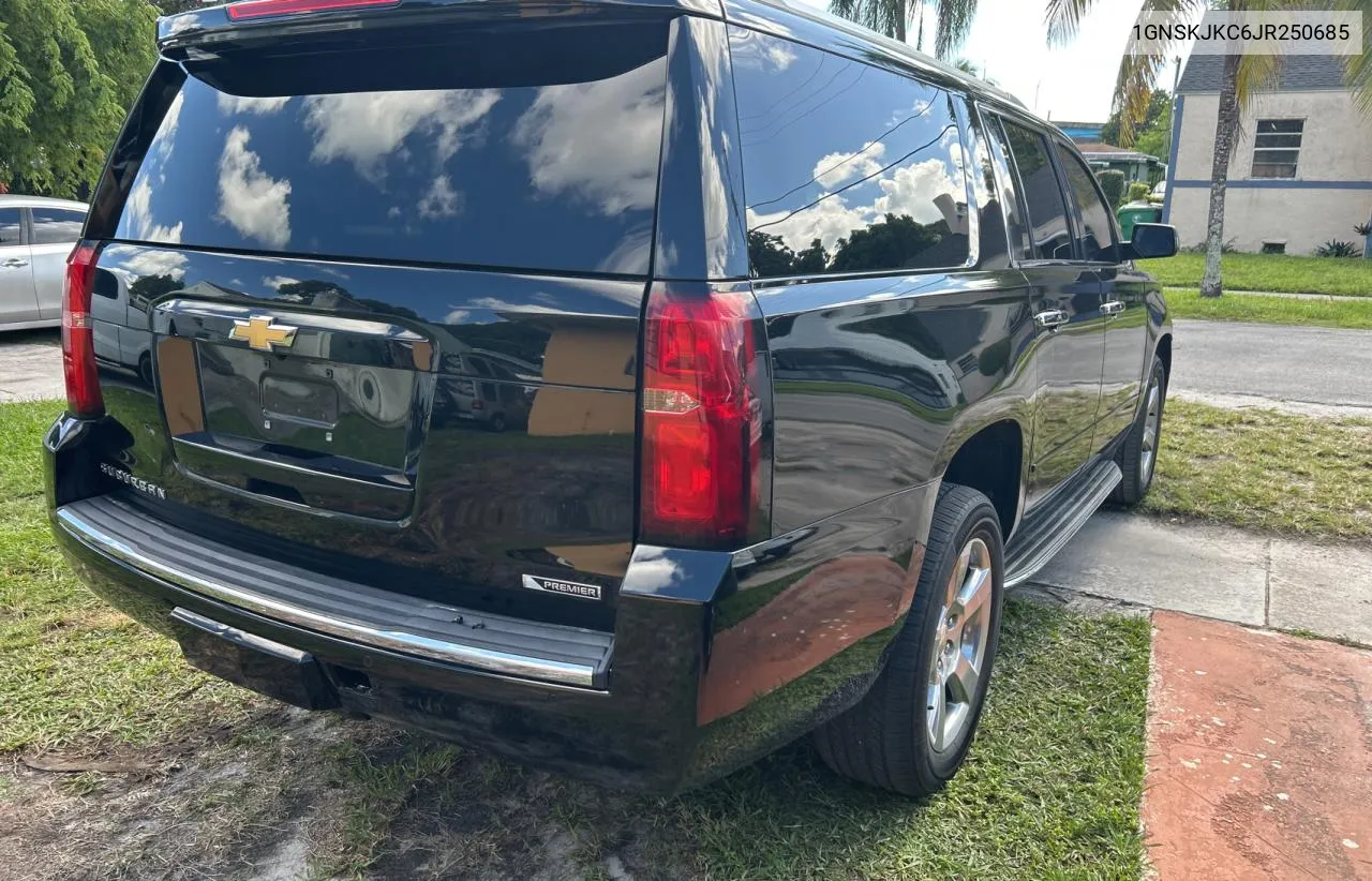 1GNSKJKC6JR250685 2018 Chevrolet Suburban K1500 Premier