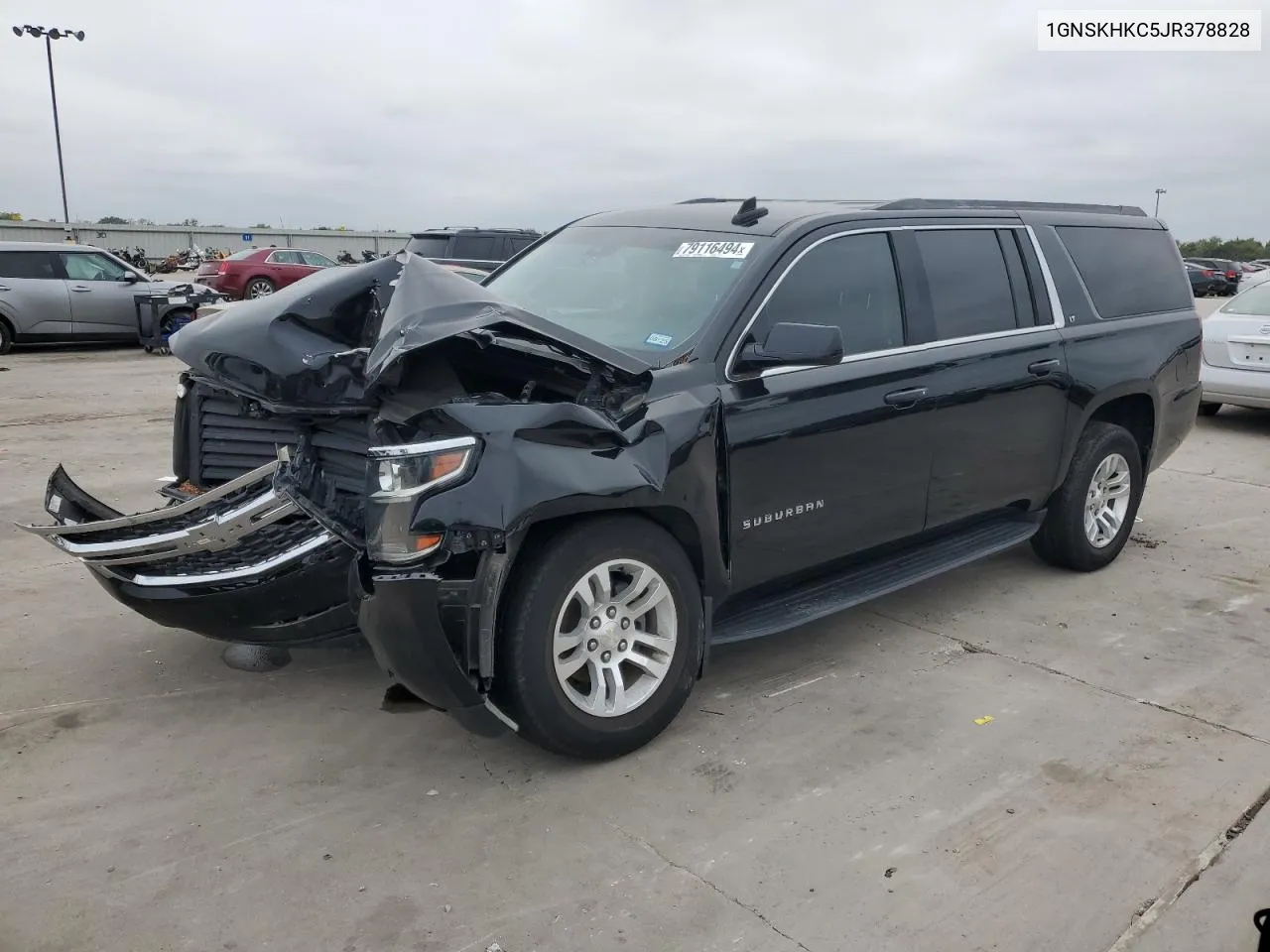 2018 Chevrolet Suburban K1500 Lt VIN: 1GNSKHKC5JR378828 Lot: 79116494