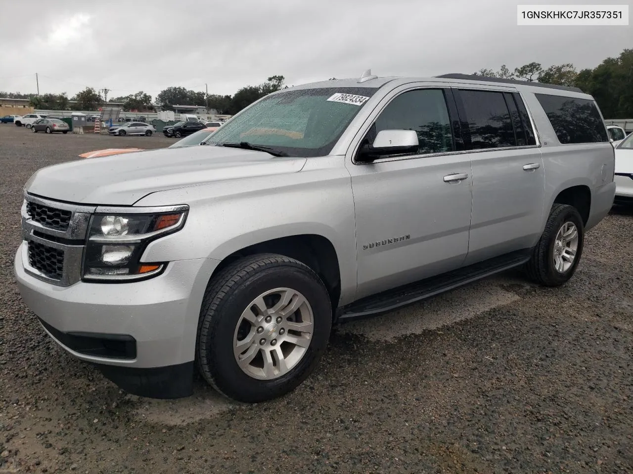 2018 Chevrolet Suburban K1500 Lt VIN: 1GNSKHKC7JR357351 Lot: 79824334