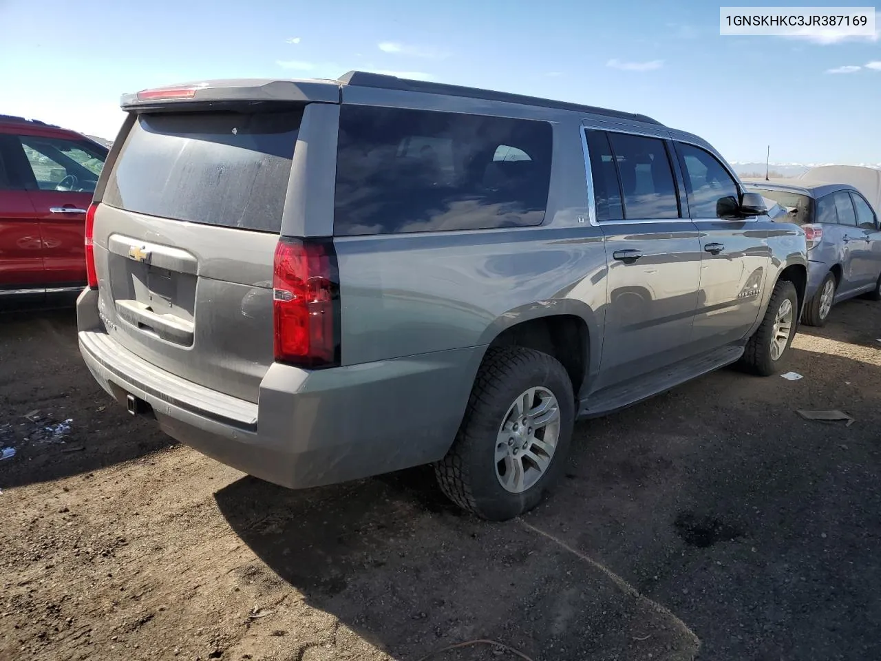 2018 Chevrolet Suburban K1500 Lt VIN: 1GNSKHKC3JR387169 Lot: 80961014